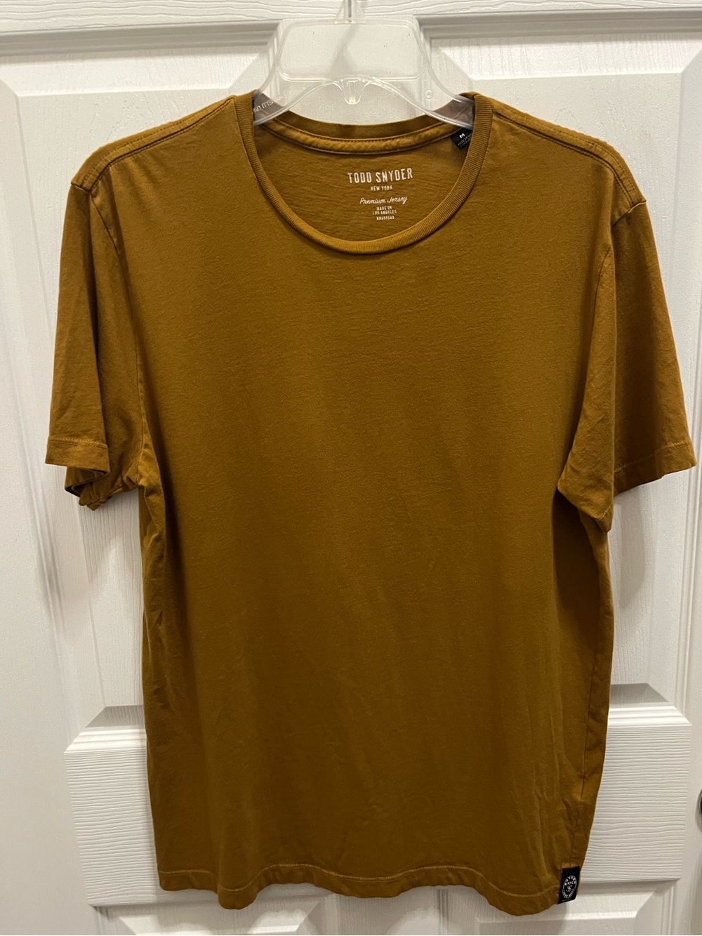Todd Snyder Short Sleeve Crew T-Shirt - Tobacco Brown